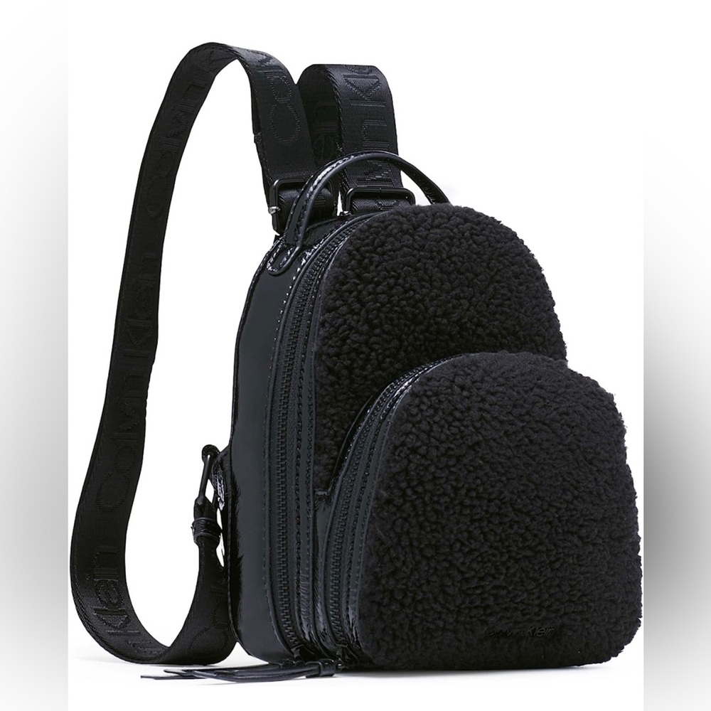 Calvin Klein Astatine Micro Mini Backpack, Black,One Size